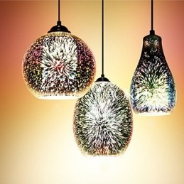 Jednoduchý stolík Kreatívny prívesok z 3D skla C