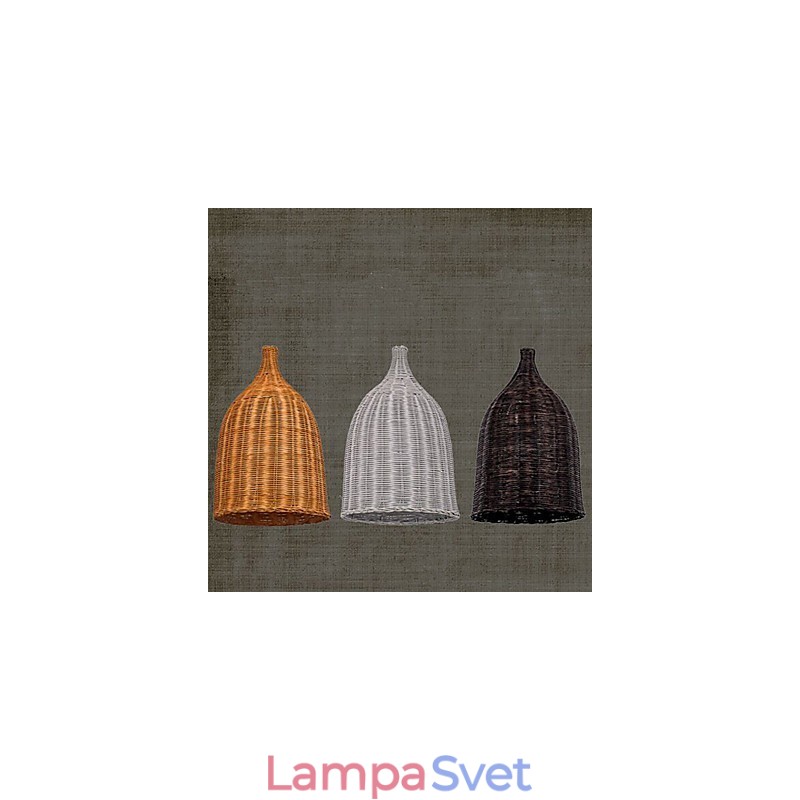 Ratanový luster Luster Creative Retro Ratanová lampa