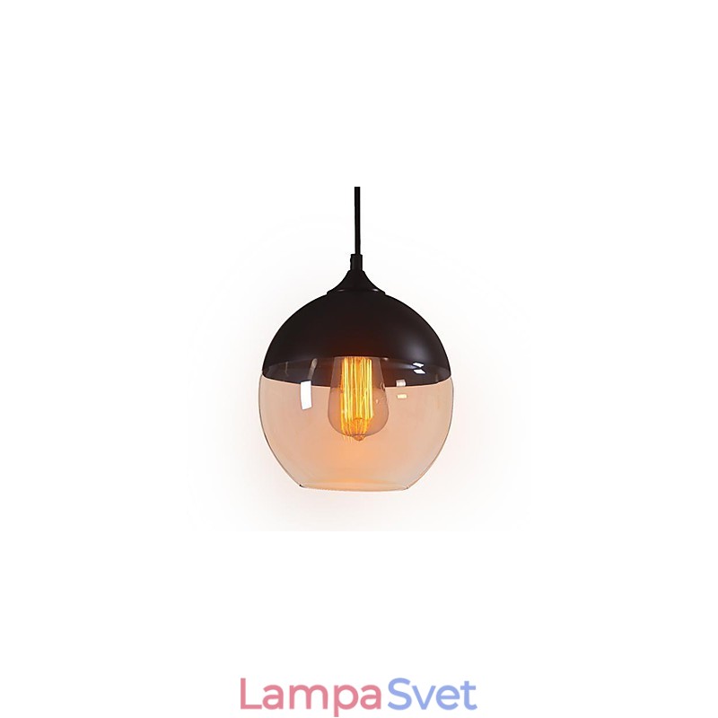 WestMenLights Moderné Vintage sklenené stropné závesné svietidlo s priemerom 200 mm