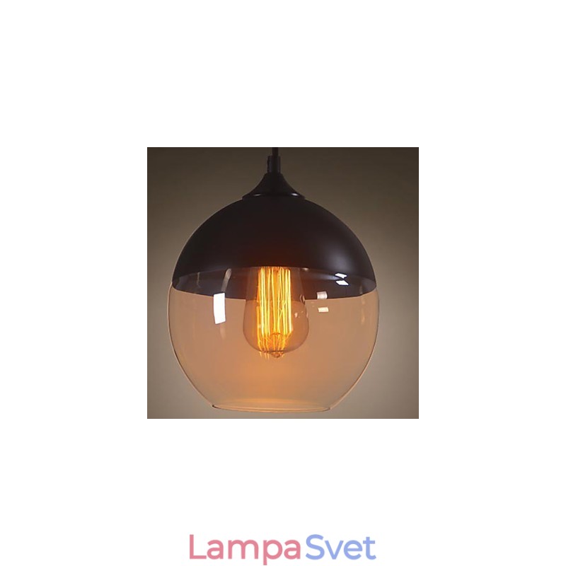 WestMenLights Moderné Vintage sklenené stropné závesné svietidlo s priemerom 200 mm