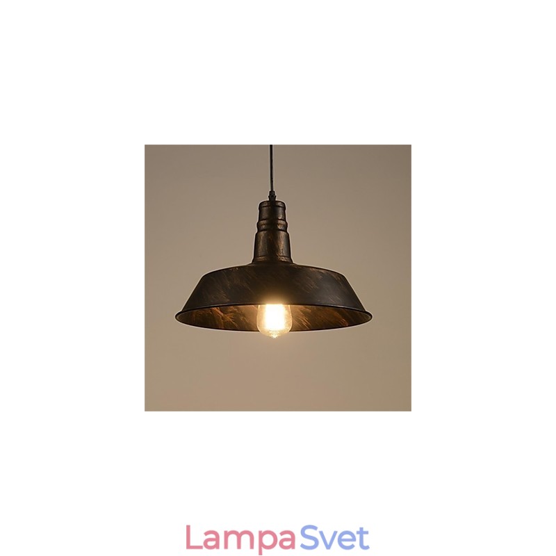 Minimalistický jedinečný kryt retro luster s priemerom 360 mm