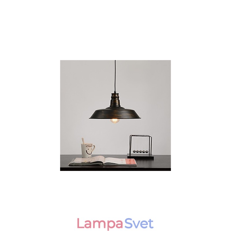 Minimalistický jedinečný kryt retro luster s priemerom 360 mm