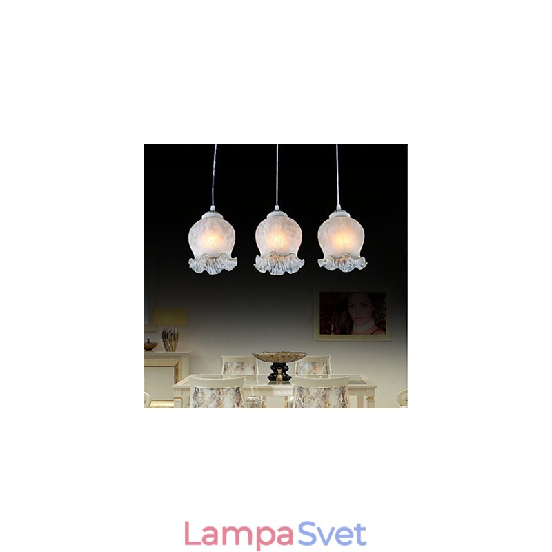 Prívesok White Three Lights European Retro Classic