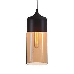 WestMenLights Elegantné tienidlo na fľaše Urob si sám Stropná lampa Sklenené Závesné osvetlenie Edison Bulb Home