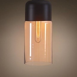 WestMenLights Elegantné tienidlo na fľaše Urob si sám Stropná lampa Sklenené Závesné osvetlenie Edison Bulb Home