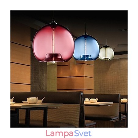 Retro kreatívna jednohlavá sklenená závesná lampa kaviareň v miske zlatej rybky Retro kreatívna jednohlavá sklenená závesná lampa kaviareň v miske zlatej rybky
