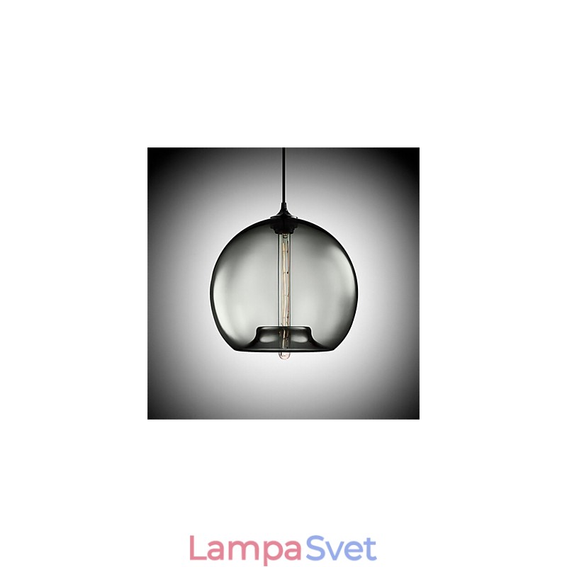 Retro kreatívna jednohlavá sklenená závesná lampa kaviareň v miske zlatej rybky