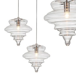 Závesná lampa 1 Svetlá Moderná Jednoduchosť Bezfarebné číre sklo