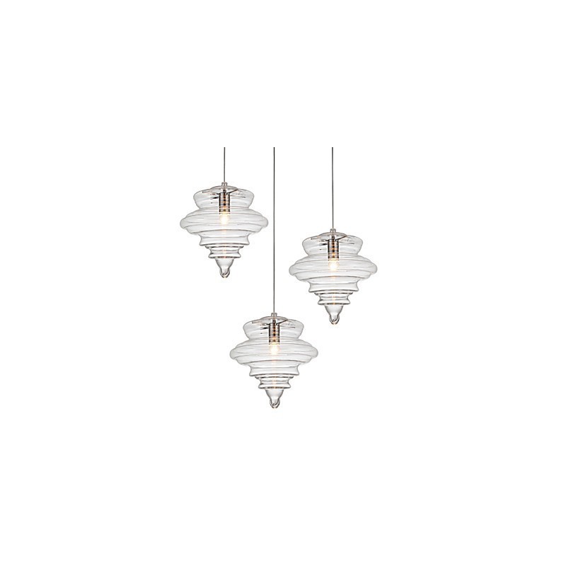 Závesná lampa 1 Svetlá Moderná Jednoduchosť Bezfarebné číre sklo