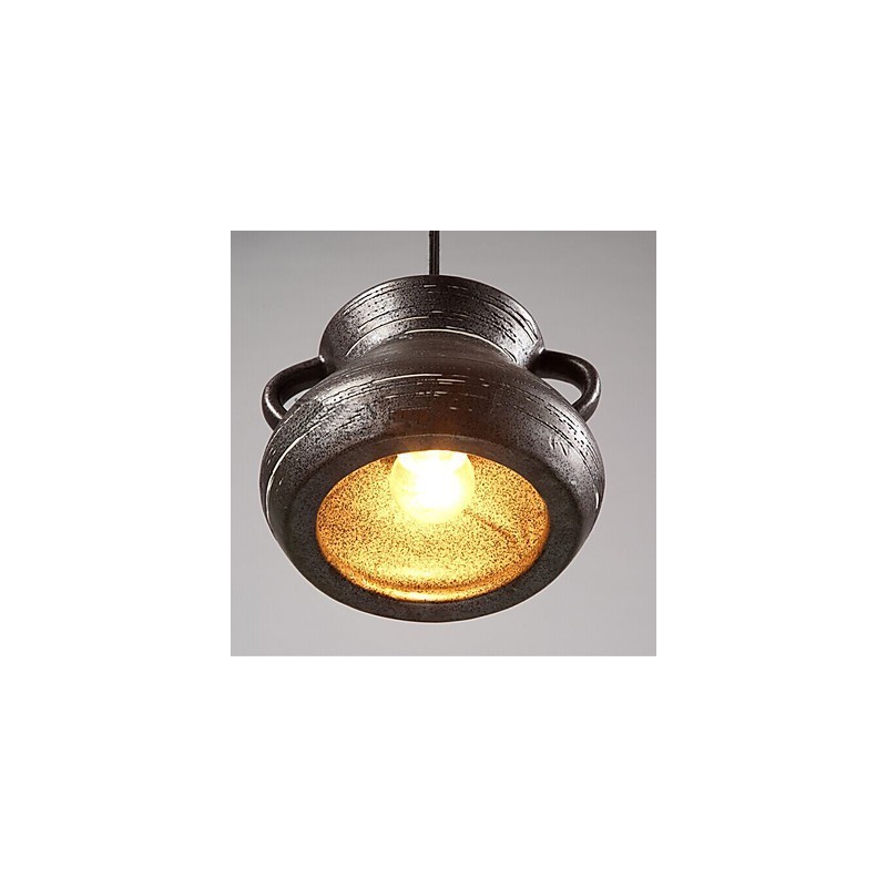 Lampa Personality Retro Keramická závesná čajovňa Luster