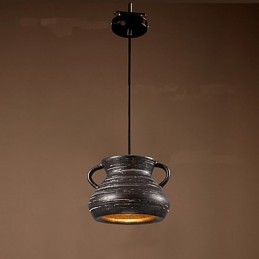Lampa Personality Retro Keramická závesná čajovňa Luster