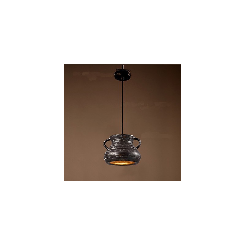 Lampa Personality Retro Keramická závesná čajovňa Luster