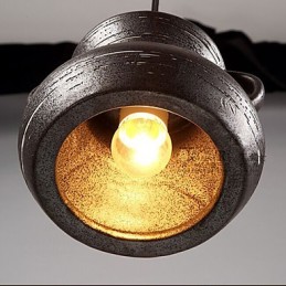 Lampa Personality Retro Keramická závesná čajovňa Luster