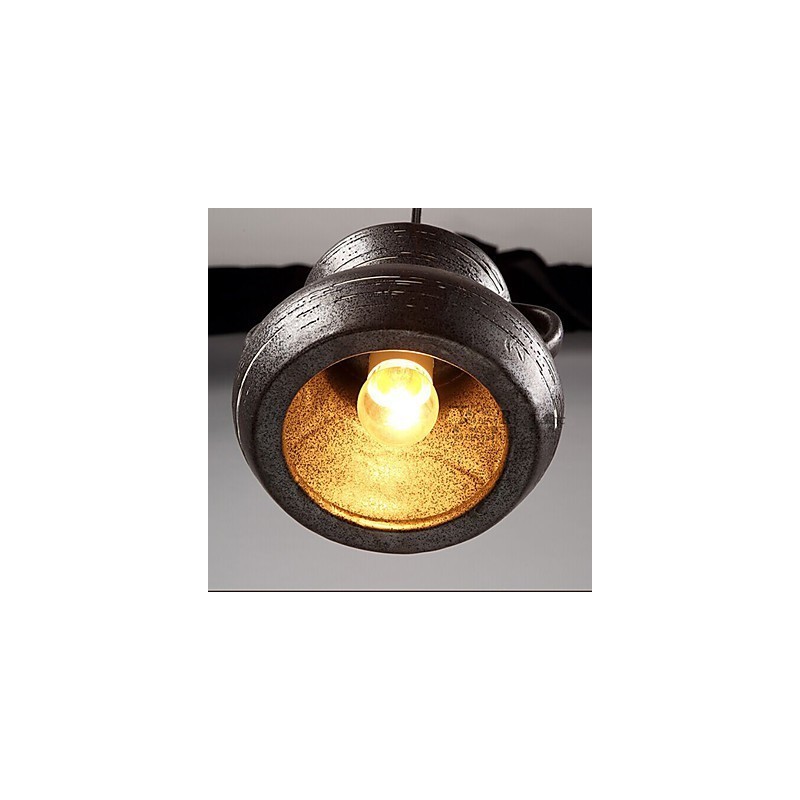 Lampa Personality Retro Keramická závesná čajovňa Luster