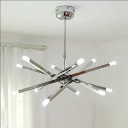 Módne kreatívne svetelné dizajnérske lampy 12 svetelných lustrov