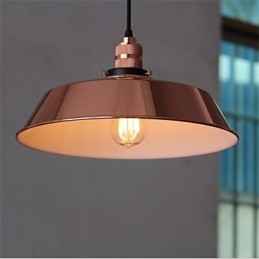 Minimalistický jedinečný kryt retro luster s priemerom 360 mm