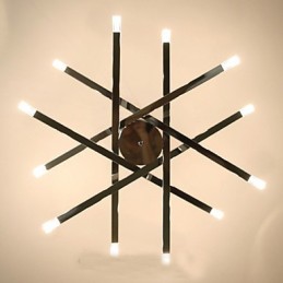 Módne kreatívne svetelné dizajnérske lampy 12 svetelných lustrov