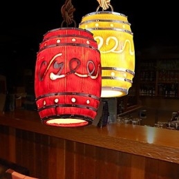 Moderný minimalistický dekoračný luster Cask Resin