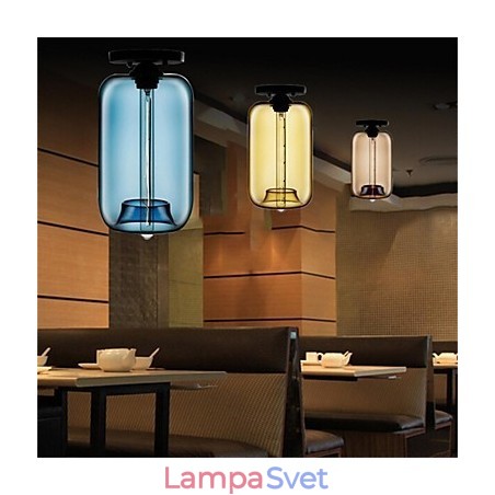 Retro kreatívna jednohlavá sklenená závesná lampa kaviareň v miske zlatej rybky Retro kreatívna jednohlavá sklenená závesná lampa kaviareň v miske zlatej rybky
