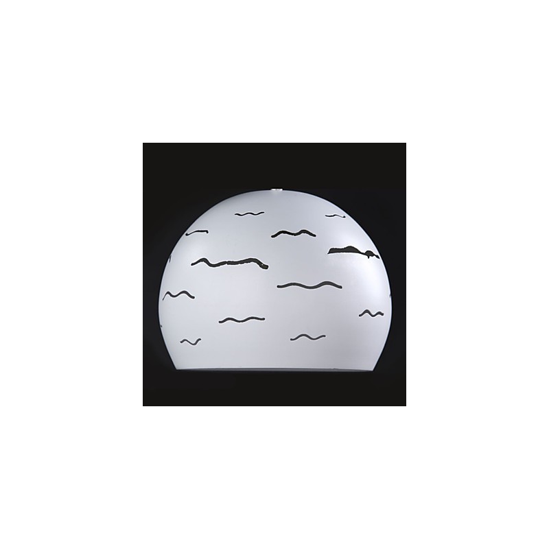 Jednoduché moderné kreatívne osvetlenie Real White Iron