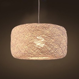 Európsky módny luster Moderný minimalistický domáci ratanový guľový luster
