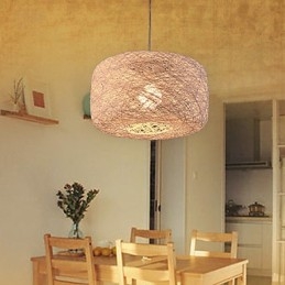 Európsky módny luster Moderný minimalistický domáci ratanový guľový luster