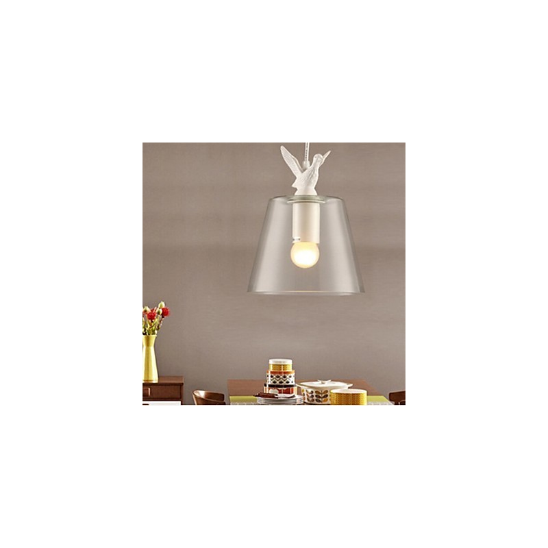 American Style Retro Creative Single Head Glass lampa Nordic Cafe