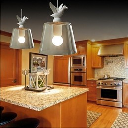 American Style Retro Creative Single Head Glass lampa Nordic Cafe