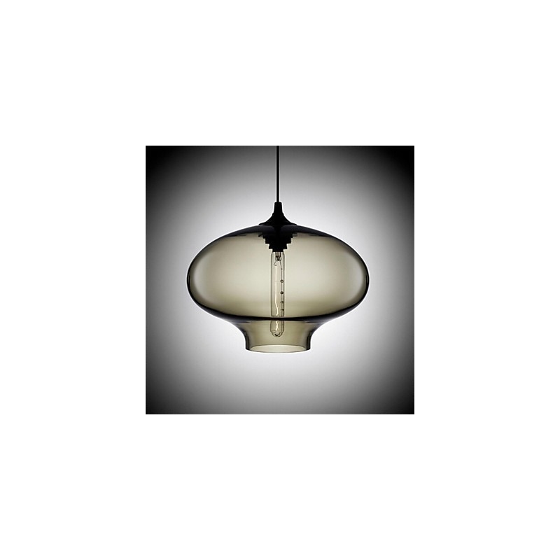 Retro kreatívna jednohlavá sklenená závesná lampa kaviareň v miske zlatej rybky
