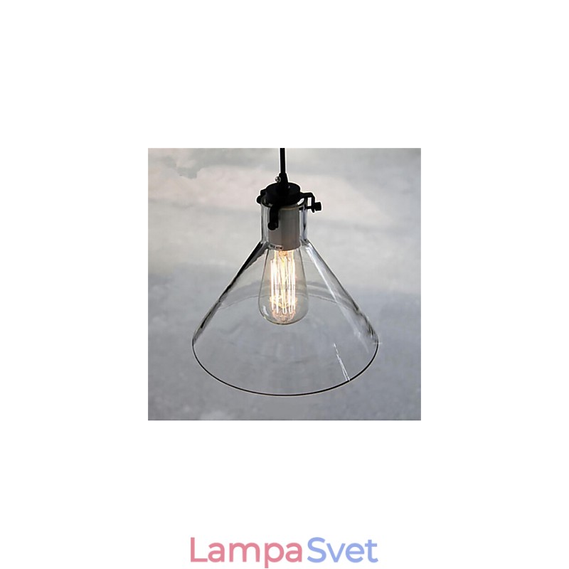 American Style Retro Creative Single Head Glass lampa Nordic Cafe