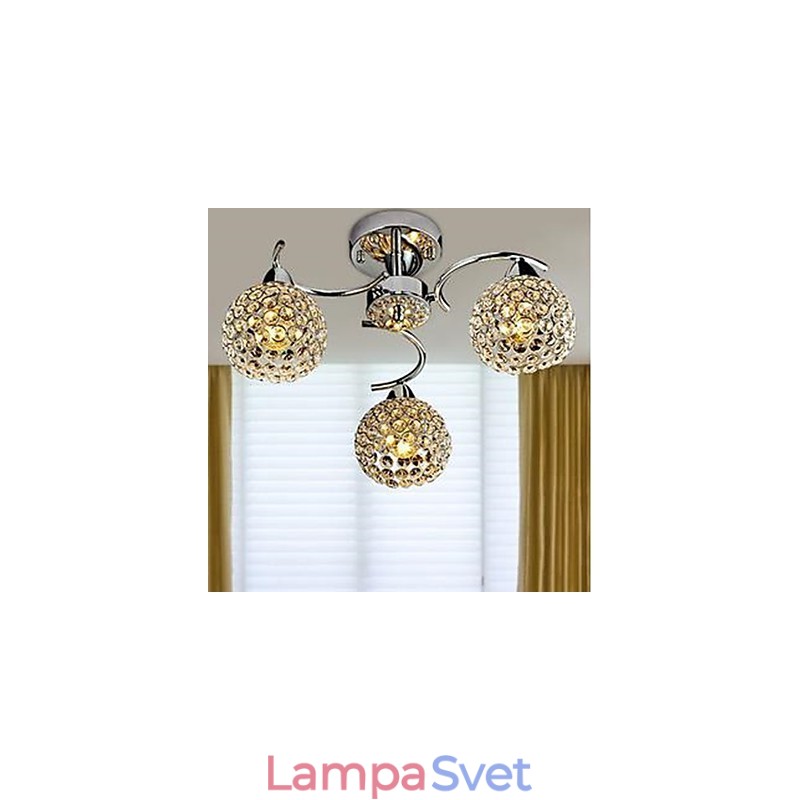 Kupolové svetlo moderného krištáľu Absorbujte kupolové svetlo Jedlá Luster Droplight Sedenie