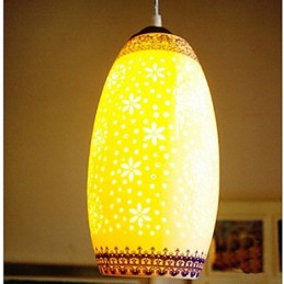 Retro keramická lampa Stairs Blue Single Head Luster Creative
