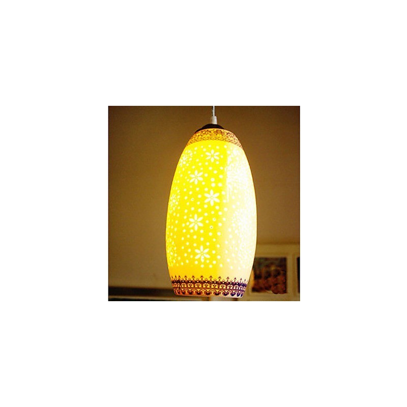 Retro keramická lampa Stairs Blue Single Head Luster Creative