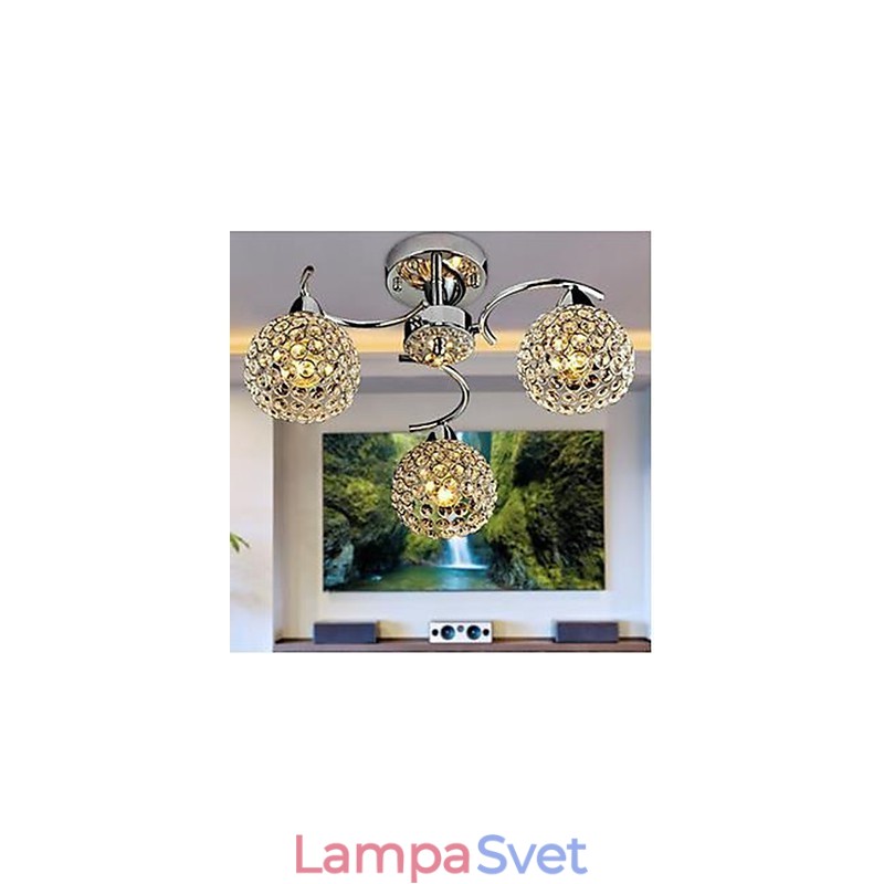 Kupolové svetlo moderného krištáľu Absorbujte kupolové svetlo Jedlá Luster Droplight Sedenie