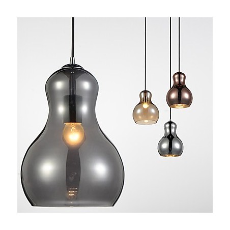 Závesná lampa v tvare tekvice 1 Svetlá Moderná Jednoduchosť Zlatá Chróm Ružové zlato Jantárová dymovo sivá Sklo a uhlíková oceľ Závesná lampa v tvare tekvice 1 Svetlá Moderná Jednoduchosť Zlatá Chróm Ružové zlato Jantárová dymovo sivá Sklo a uhlíková oceľ