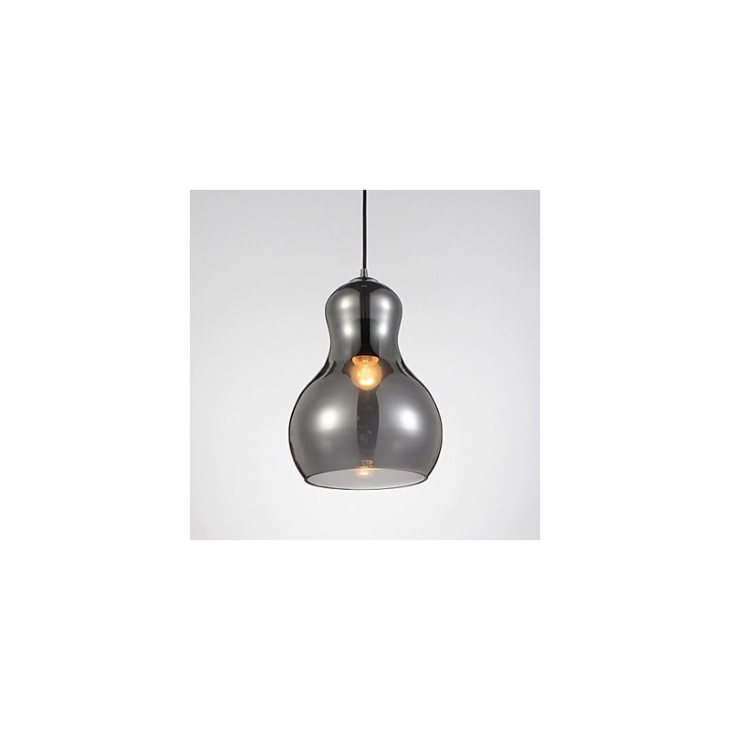 Závesná lampa v tvare tekvice 1 Svetlá Moderná Jednoduchosť Zlatá Chróm Ružové zlato Jantárová dymovo sivá Sklo a uhlíková oceľ