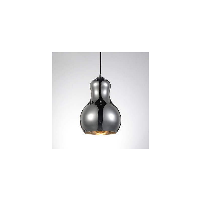 Závesná lampa v tvare tekvice 1 Svetlá Moderná Jednoduchosť Zlatá Chróm Ružové zlato Jantárová dymovo sivá Sklo a uhlíková oceľ