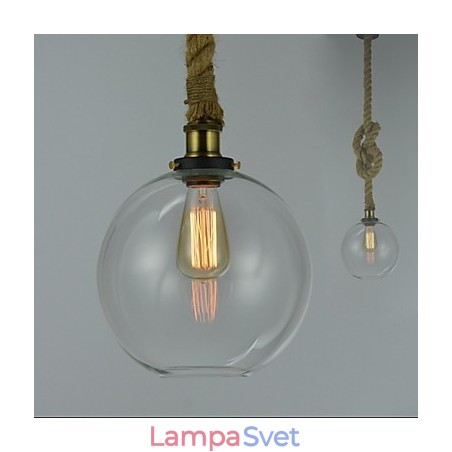 Americký vidiecky vintage priemyselný kreatívny sklenený luster s jednou hlavou Americký vidiecky vintage priemyselný kreatívny sklenený luster s jednou hlavou
