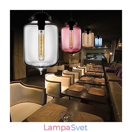 Retro kreatívna jednohlavá sklenená závesná lampa kaviareň v miske zlatej rybky Retro kreatívna jednohlavá sklenená závesná lampa kaviareň v miske zlatej rybky