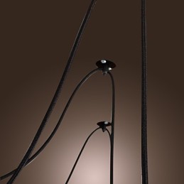 Luster Vintage Design Žiarovky zahrnuté Living 10 svietidiel Závesné svetlo