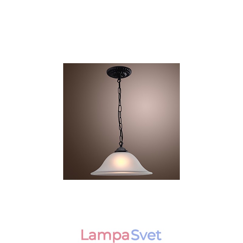 Tradičné klasické bronzové závesné svetlo v mini štýle misky