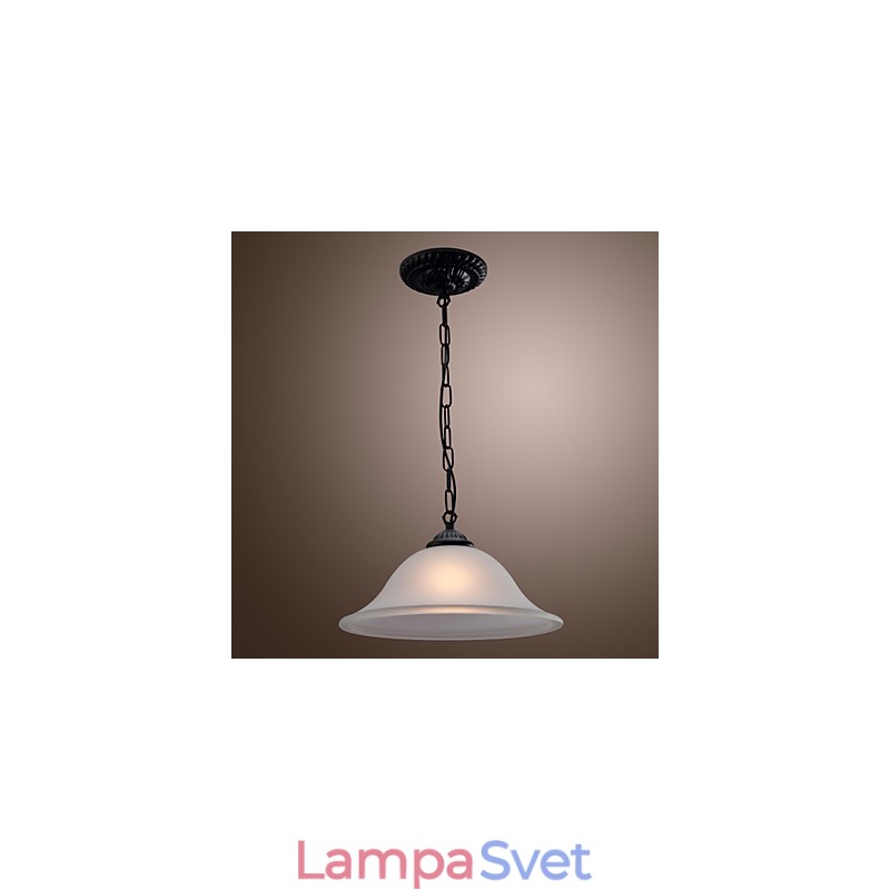 Tradičné klasické bronzové závesné svetlo v mini štýle misky