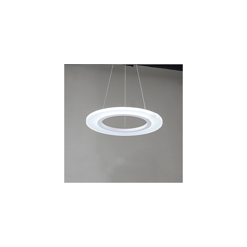 Závesné svietidlo okrúhly stropný luster Mliečne akrylové stropné svietidlá s jedným krúžkom