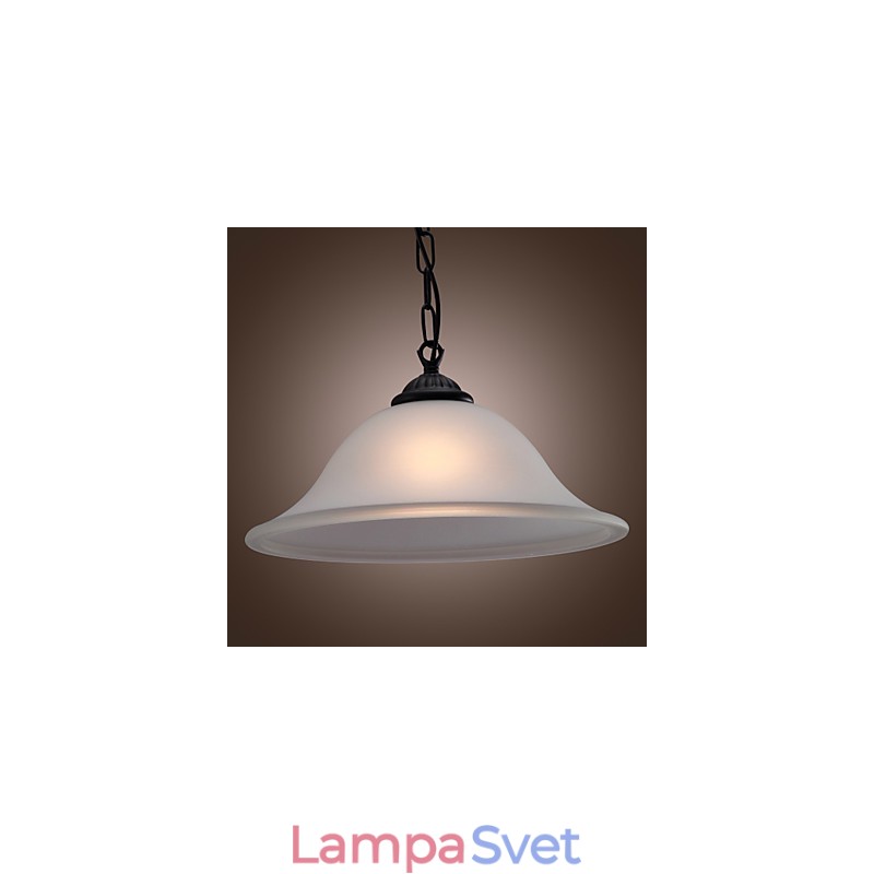 Tradičné klasické bronzové závesné svetlo v mini štýle misky