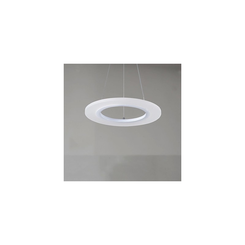 Závesné svietidlo okrúhly stropný luster Mliečne akrylové stropné svietidlá s jedným krúžkom