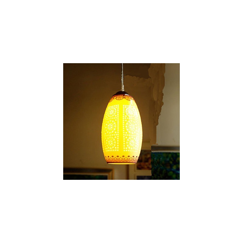 Retro keramická lampa Stairs Blue Single Head Luster Creative