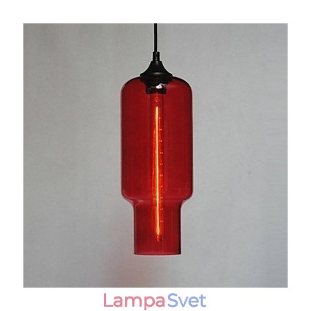 Moderné sklenené závesné svietidlo v hnedom bublinkovom dizajne