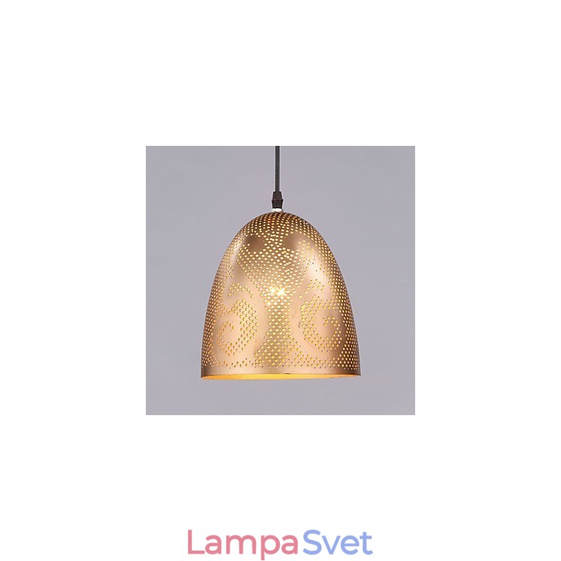 Moderný kovaný luster Lron Gold