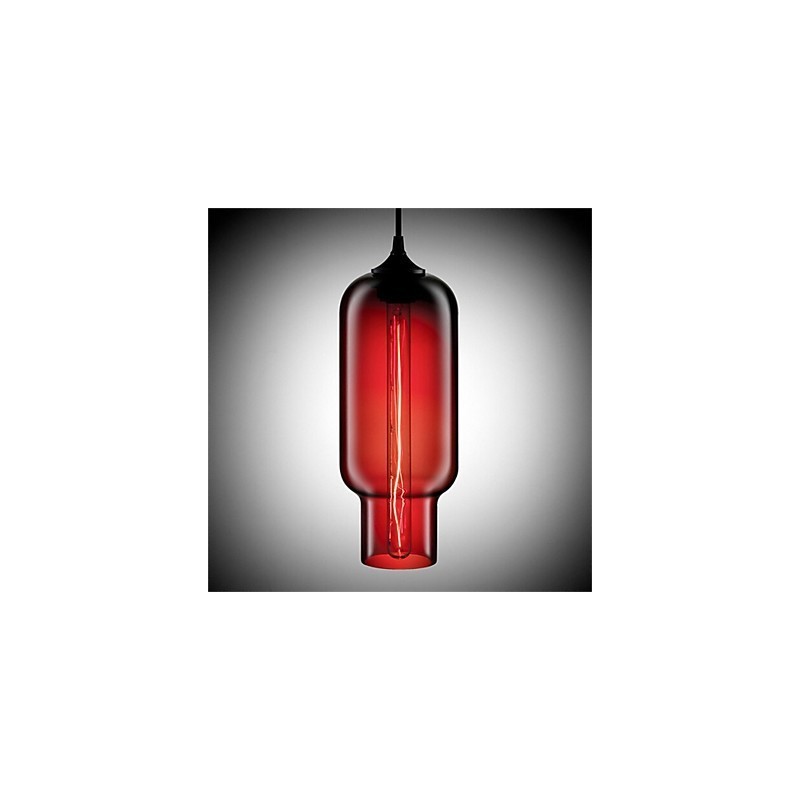 Retro kreatívna jednohlavá sklenená závesná lampa kaviareň v miske zlatej rybky