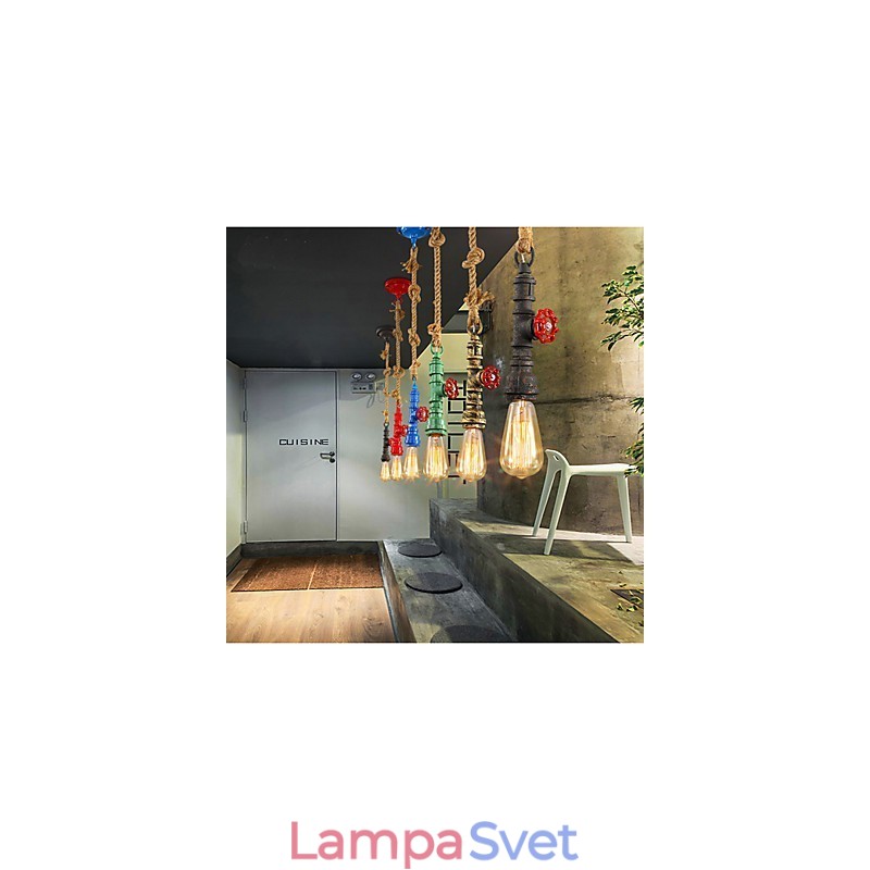 Americká retro lampa Industrial Wind
